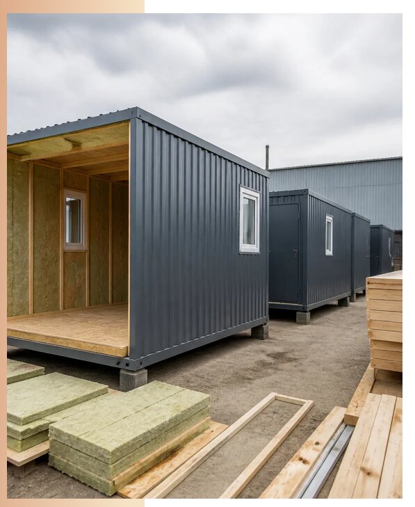 Утепленные вагон дома на заказ и в аренду в Темрюке